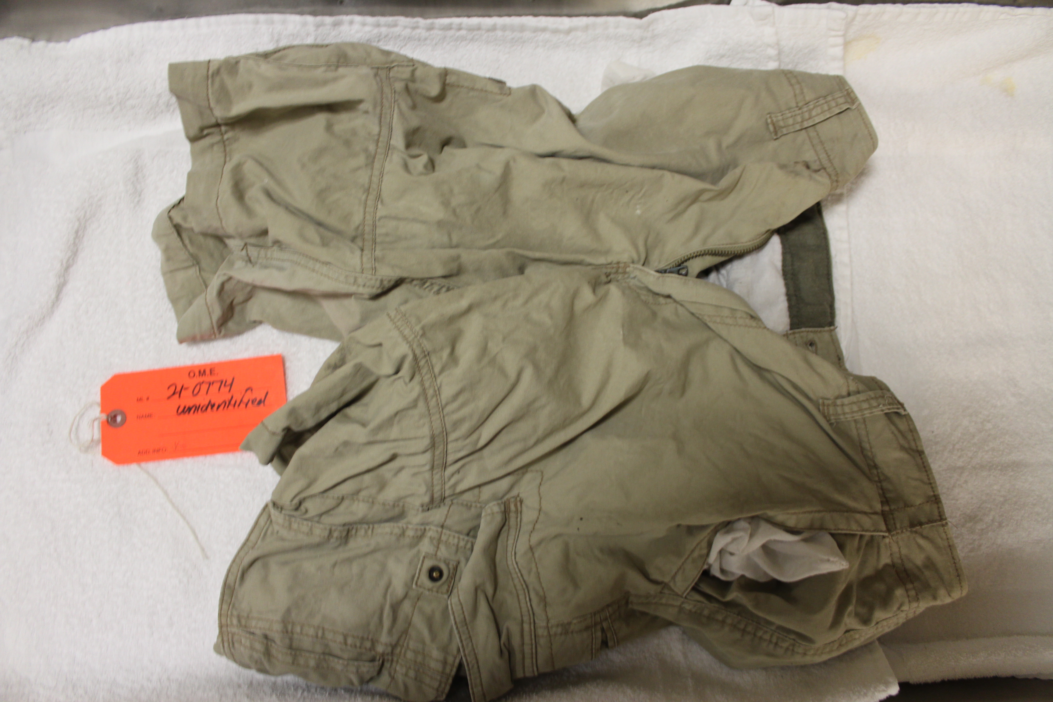 NamUs UP106624 — shorts